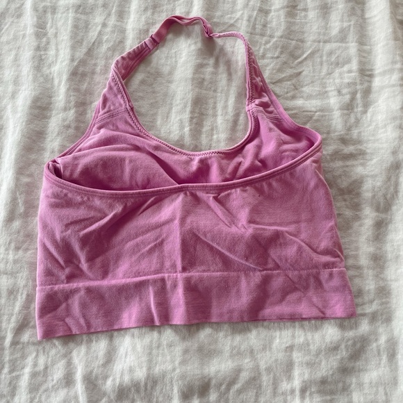 PINK CROPPED TANK - Picture 2 of 3